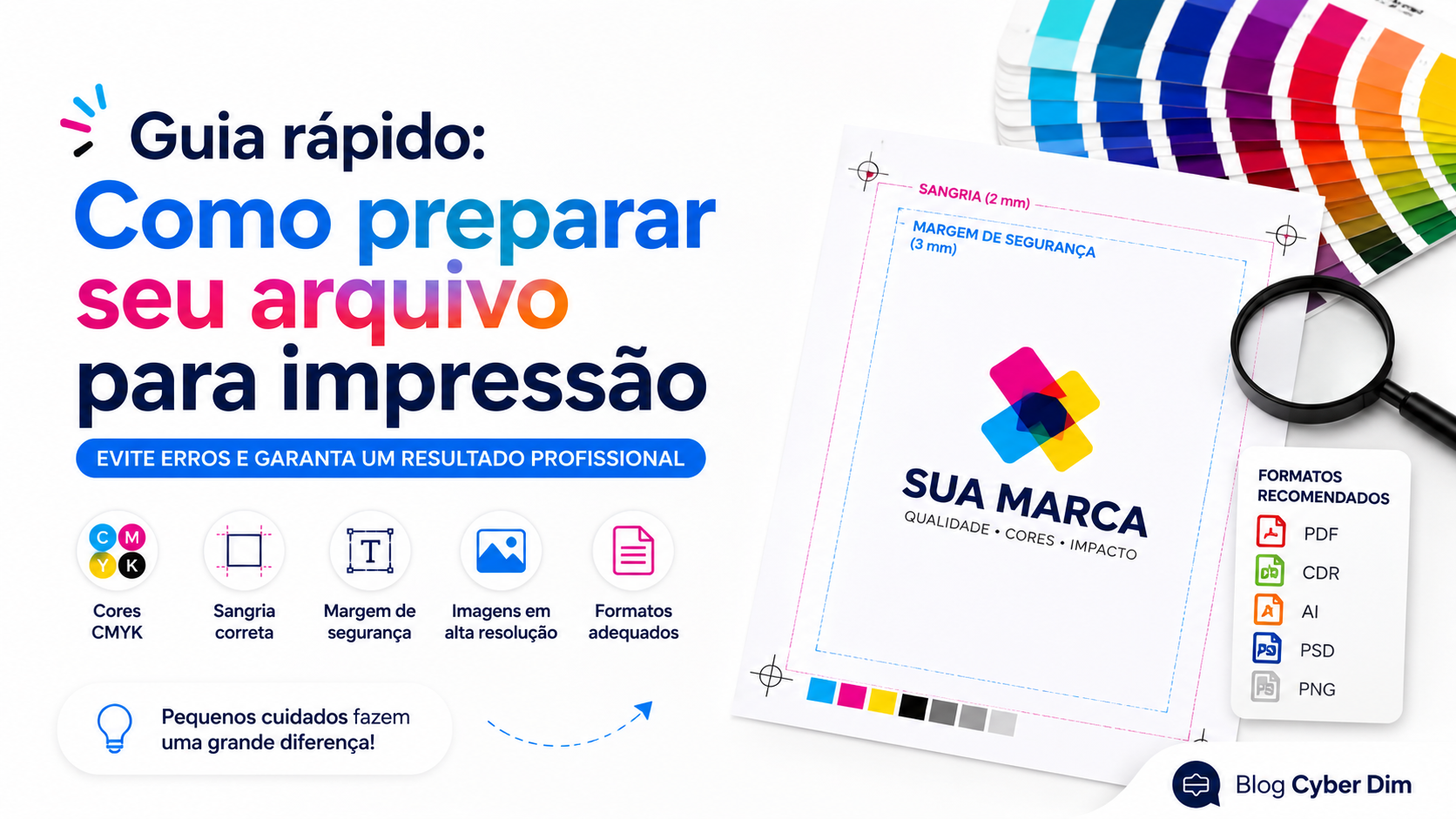 Como preparar seu arquivo para impressão sem erros