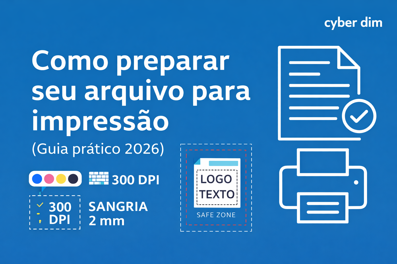 Como preparar seu arquivo para impressão sem erros